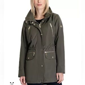 MICHAEL Michael Kors Women's Hooded Anorak Raincoat NWOT- Size XS
